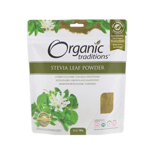 Organic Traditions Green Leaf Stevia Powder 